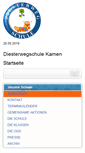 Mobile Screenshot of diesterwegschule-kamen.de